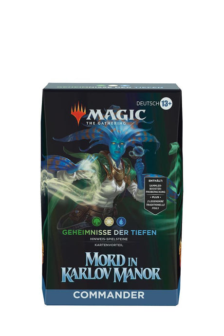 Magic: The Gathering - Mord in Karlov Manor Commander Geheimnisse der Tiefen - Deutsch