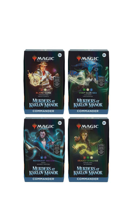Magic: The Gathering - Murders at Karlov Manor Commander Alle 4 Decks - Englisch