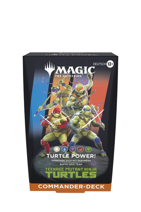 Magic: The Gathering - Teenage Mutant Ninja Turtles Commander Turtle Power! - Deutsch