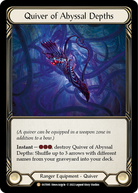 Flesh and Blood - Quiver of Abyssal Depths Rainbow Foil - Outsiders