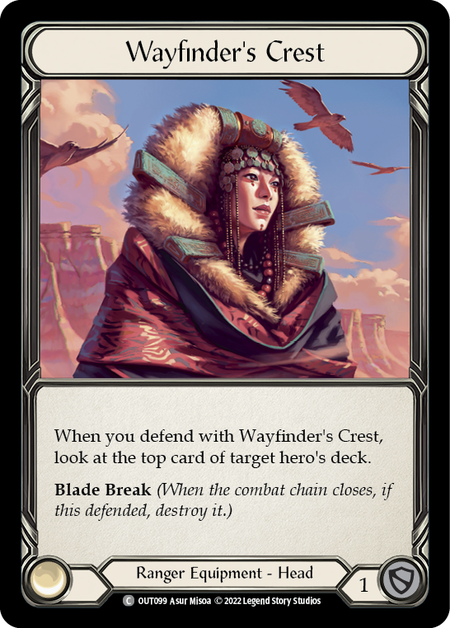 Flesh and Blood - Wayfinder's Crest Cold Foil - Outsiders