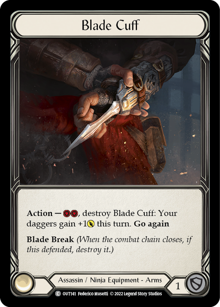 Flesh and Blood - Blade Cuff Rainbow Foil - Outsiders