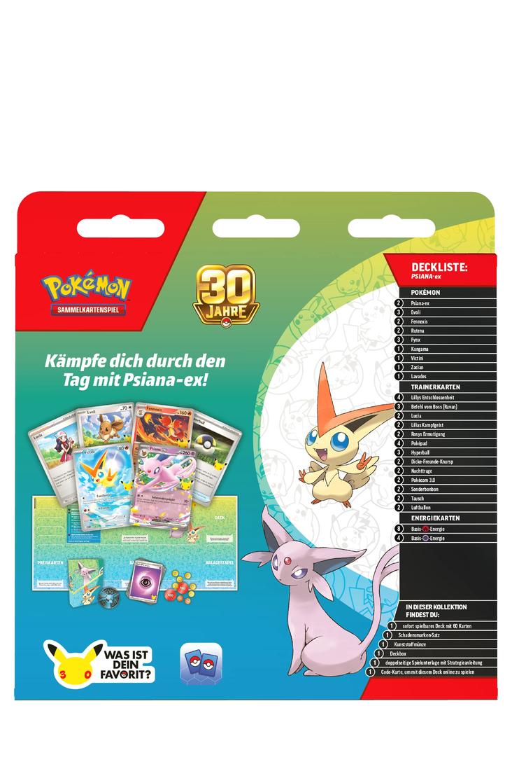 Pokémon - 30 Jahre Kampfdeck - Psiana-ex - Deutsch