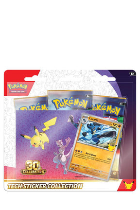 Pokémon - 30th Celebration Tech Sticker Collection - Lucario - Englisch