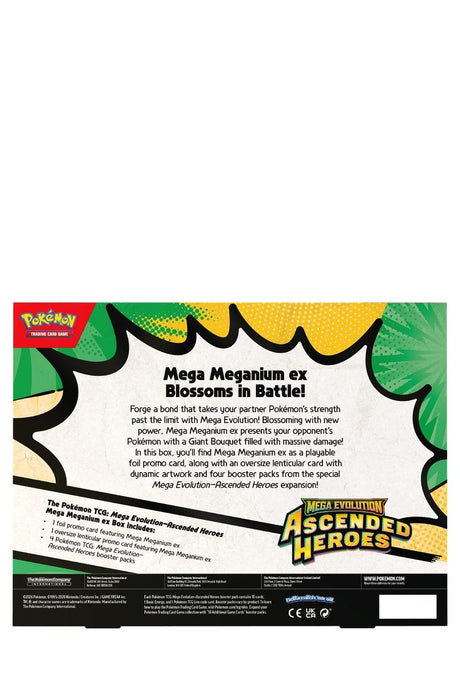 Pokémon - Ascended Heroes Mega Meganium ex Box - Englisch