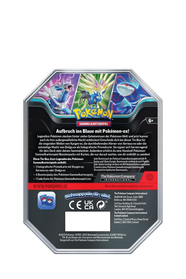 Pokémon - Azur-Legenden Tin Box Dialga ex - Deutsch