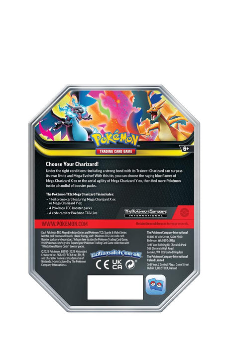 Pokémon - Mega Charizard X ex Tin Box - Englisch