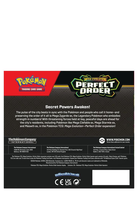 Pokémon - Perfect Order Booster Display - Englisch
