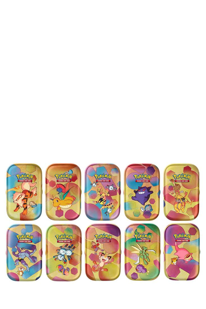 Pokémon - Scarlet & Violet - 151 Alle 10 Mini Tins - Englisch