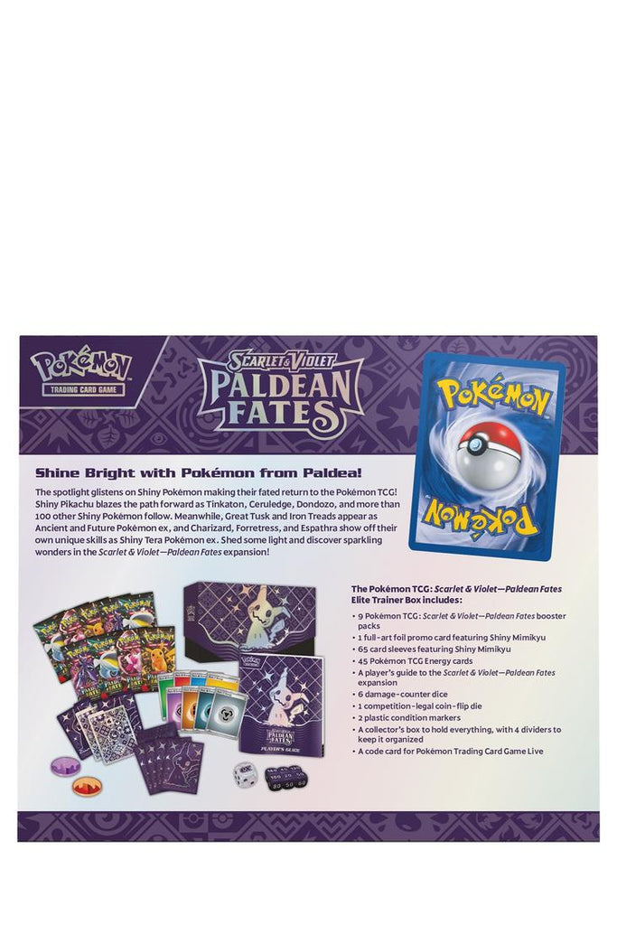 Pokémon - Scarlet & Violet - Paldean Fates Elite Trainer Box - Englisch