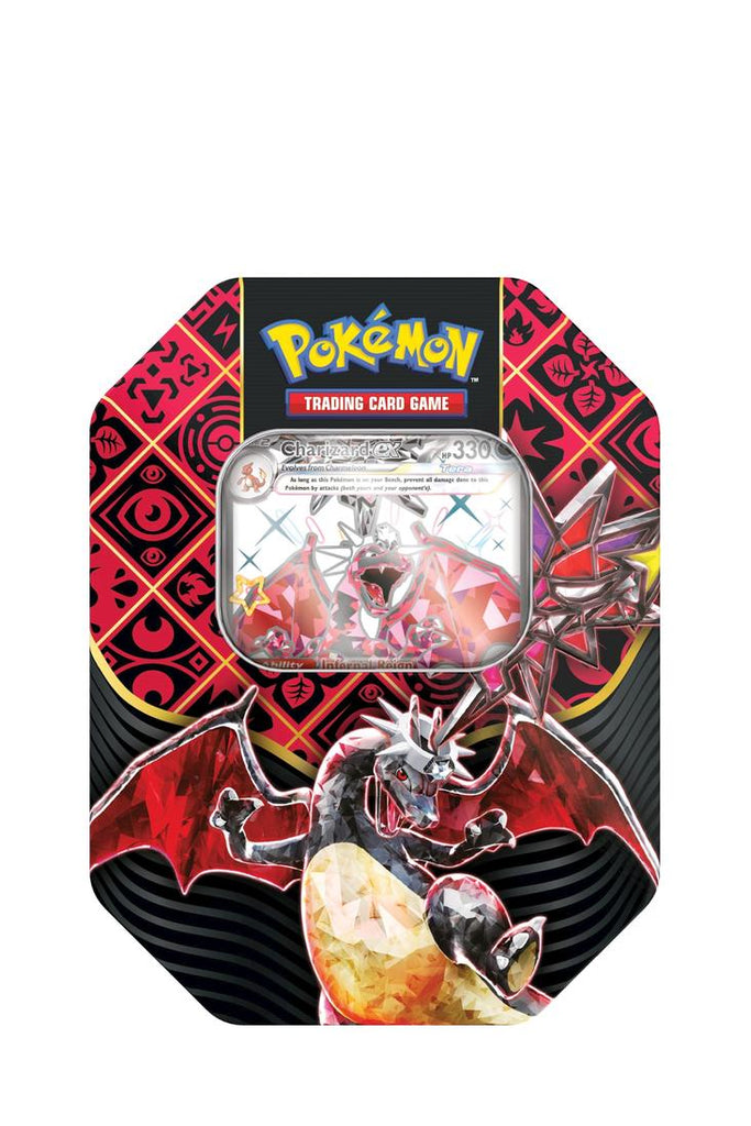 Pokémon - Scarlet & Violet - Paldean Fates Tin Box Tera Charizard ex - Englisch
