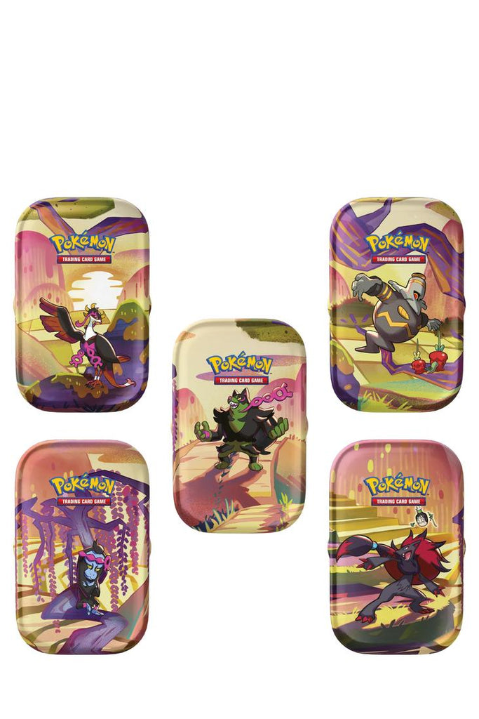 Pokémon - Scarlet & Violet - Shrouded Fable Alle 5 Tins - Englisch