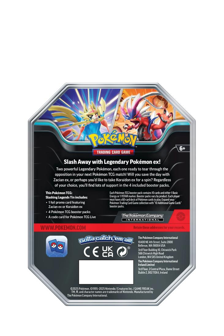 Pokémon - Slashing Legends Tin Box Koraidon ex - Englisch
