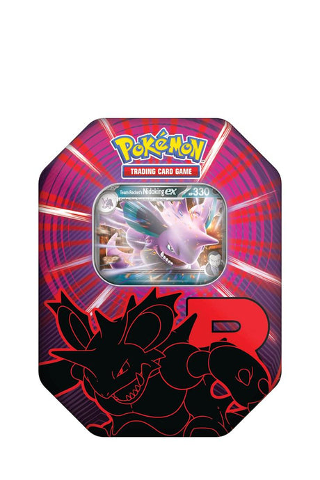 Pokémon - Team Rocket Tin Box Nidoking ex - Englisch