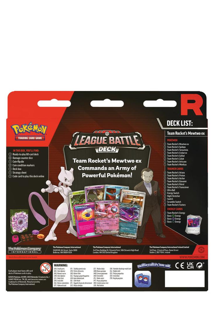 Pokémon - Team Rocket's Mewtwo ex League Battle Deck - Englisch