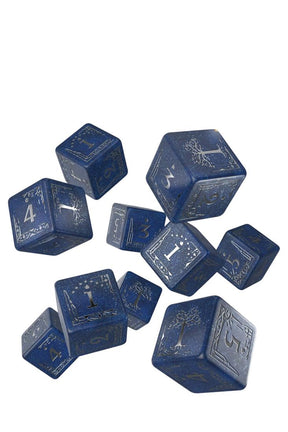 Q Workshop - 10er-Pack 15mm D6 Würfel - The Lord of The Rings - Gondor