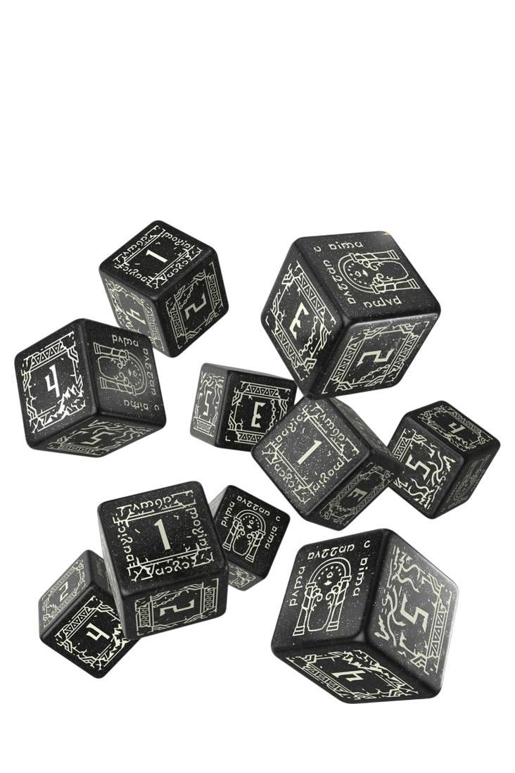 Q Workshop - 10er-Pack 15mm D6 Würfel - The Lord of The Rings - Moria