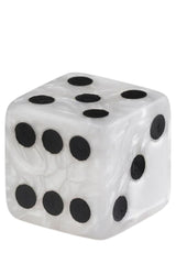 Q Workshop - 20er-Pack 14mm D6 Würfel - Pearl - Black