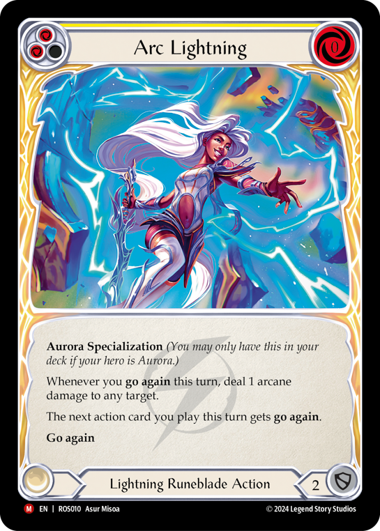 Flesh and Blood - Arc Lightning Rainbow Foil - Rosetta