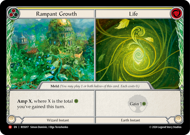 Flesh and Blood - Rampant Growth // Life - Rosetta