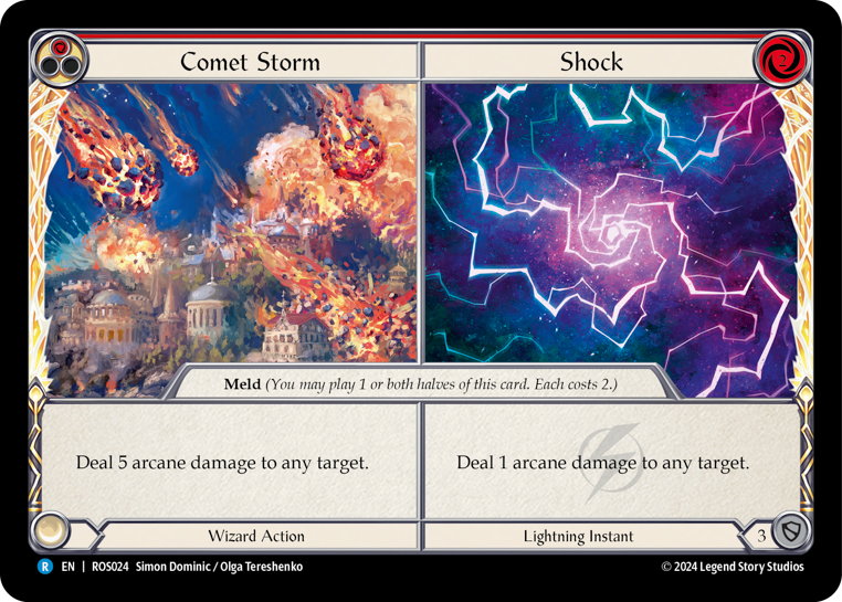 Flesh and Blood - Comet Storm // Shock Rainbow Foil - Rosetta