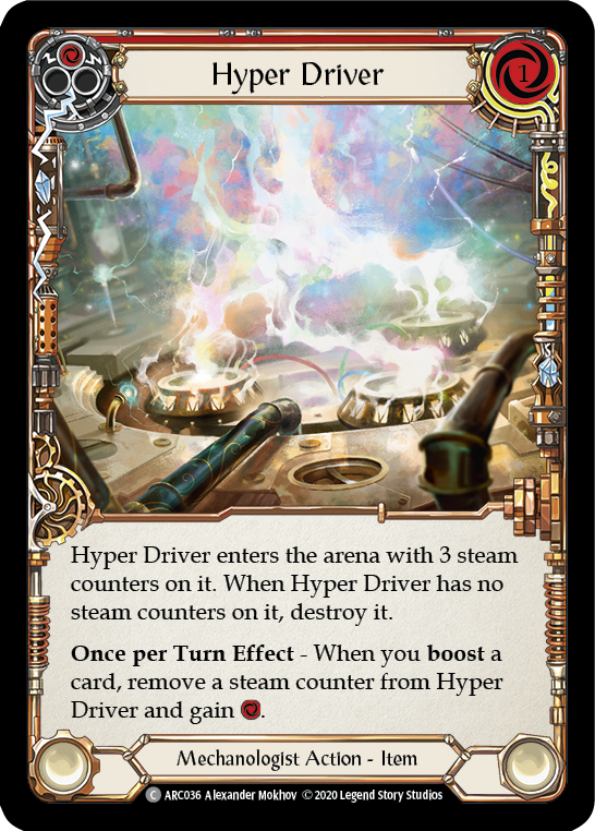 Flesh and Blood - Hyper Driver (Red) - Arcane Rising Unlimited