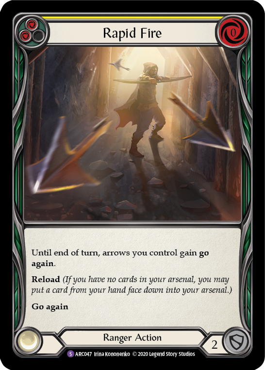 Flesh and Blood - Rapid Fire Rainbow Foil - Arcane Rising Unlimited