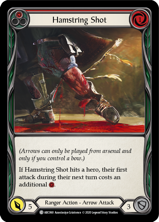 Flesh and Blood - Hamstring Shot (Red) - Arcane Rising Unlimited