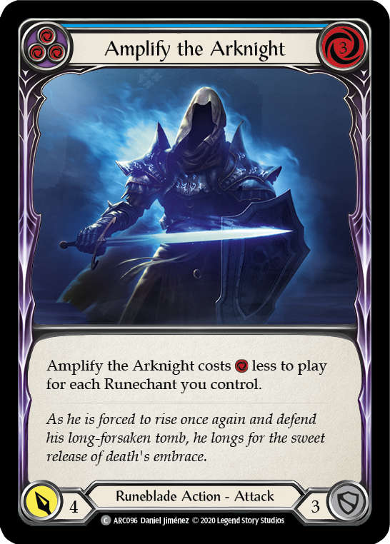 Flesh and Blood - Amplify the Arknight (Blue) - Arcane Rising Unlimited