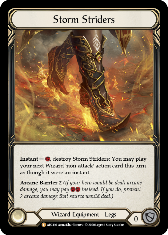 Flesh and Blood - Storm Striders Rainbow Foil - Arcane Rising Unlimited