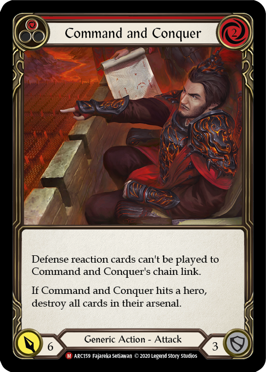 Flesh and Blood - Command and Conquer Rainbow Foil - Arcane Rising Unlimited