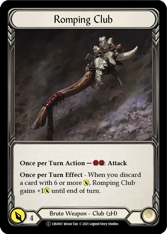 Flesh and Blood - Romping Club Rainbow Foil - Crucible of War Unlimited