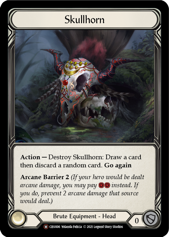 Flesh and Blood - Skullhorn Rainbow Foil - Crucible of War Unlimited