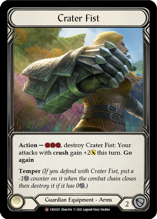 Flesh and Blood - Crater Fist Rainbow Foil - Crucible of War Unlimited