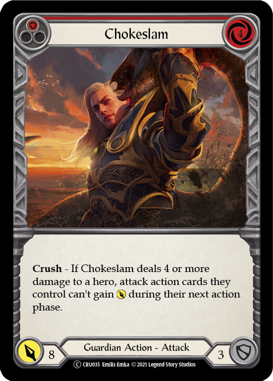 Flesh and Blood - Chokeslam (Red) - Crucible of War Unlimited