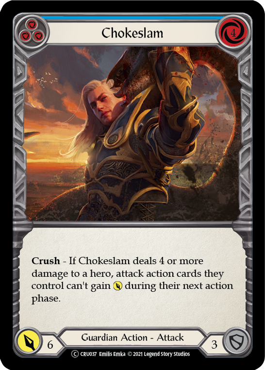 Flesh and Blood - Chokeslam (Blue) - Crucible of War Unlimited