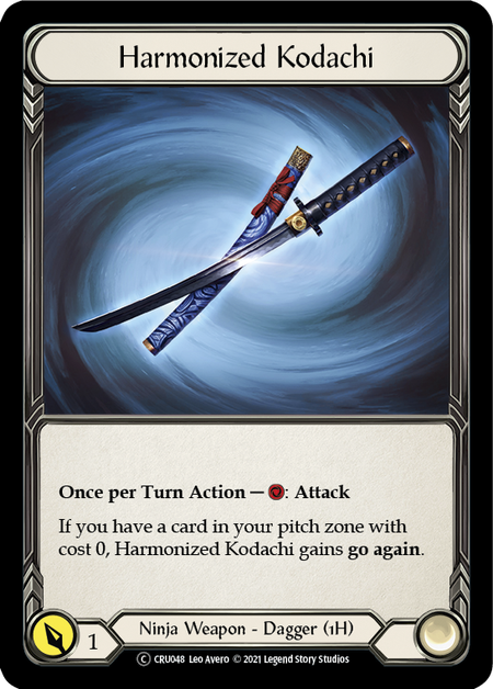 Flesh and Blood - Harmonized Kodachi Rainbow Foil - Crucible of War Unlimited