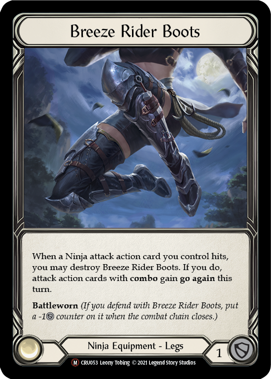 Flesh and Blood - Breeze Rider Boots Rainbow Foil - Crucible of War Unlimited