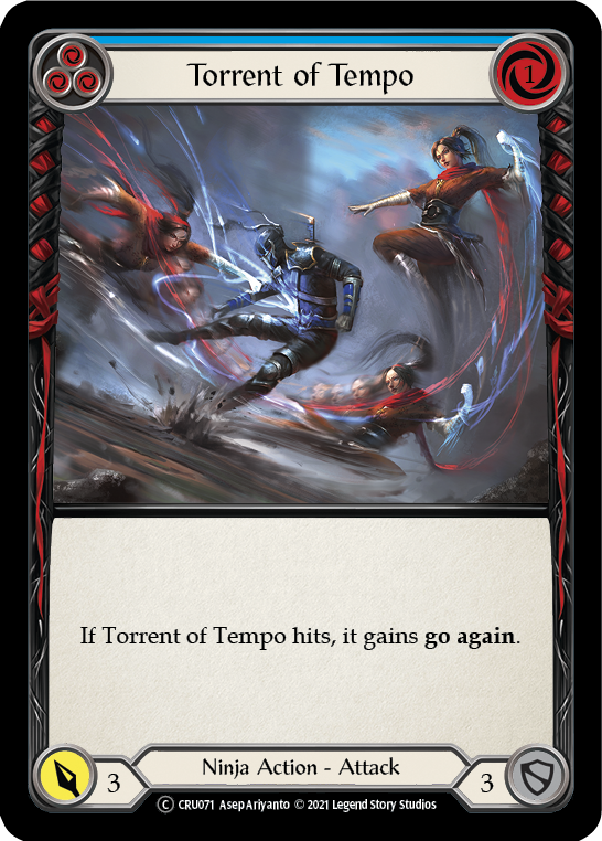 Flesh and Blood - Torrent of Tempo (Blue) - Crucible of War Unlimited