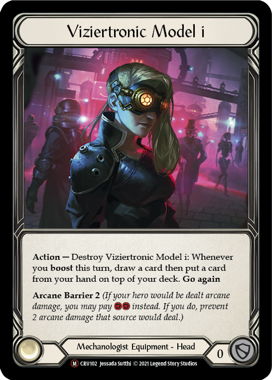 Flesh and Blood - Viziertronic Model i Rainbow Foil - Crucible of War Unlimited