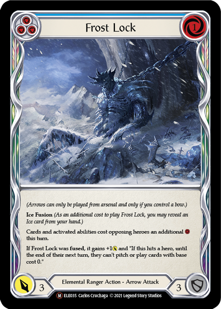 Flesh and Blood - Frost Lock Rainbow Foil - Tales of Aria Unlimited