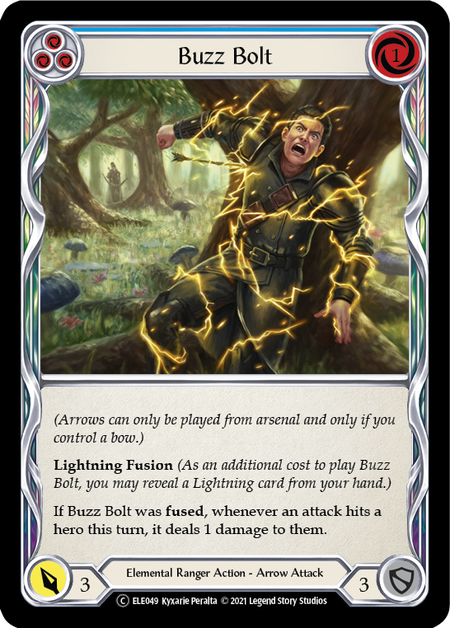 Flesh and Blood - Buzz Bolt (Blue) Rainbow Foil - Tales of Aria Unlimited