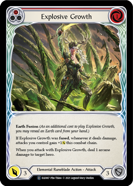 Flesh and Blood - Explosive Growth (Red) - Tales of Aria Unlimited