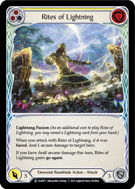 Flesh and Blood - Rites of Lightning (Yellow) - Tales of Aria Unlimited