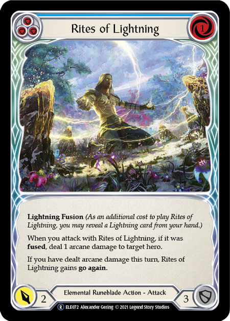 Flesh and Blood - Rites of Lightning (Blue) - Tales of Aria Unlimited
