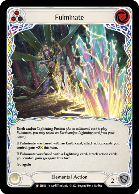 Flesh and Blood - Fulminate Rainbow Foil - Tales of Aria Unlimited