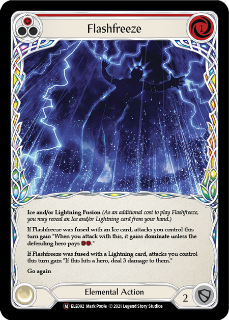 Flesh and Blood - Flashfreeze Rainbow Foil - Tales of Aria Unlimited