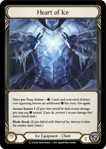 Flesh and Blood - Heart of Ice Rainbow Foil - Tales of Aria Unlimited