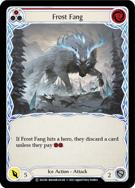 Flesh and Blood - Frost Fang (Red) Rainbow Foil - Tales of Aria Unlimited