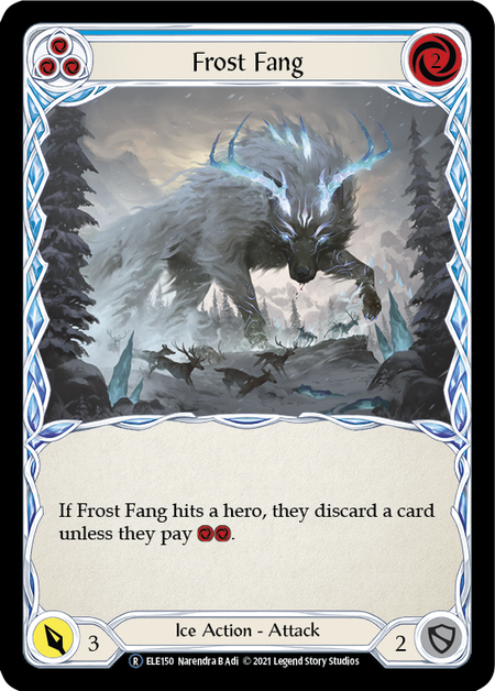 Flesh and Blood - Frost Fang (Blue) Rainbow Foil - Tales of Aria Unlimited